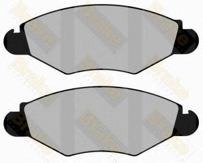 BRAKE ENGINEERING pa1278 -  Комплект тормозных колодок, дисковый тормоз